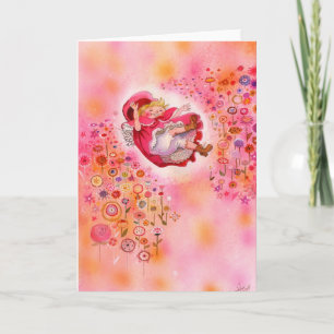 Simple joys- Happy Flower Afternoon Greeting Card