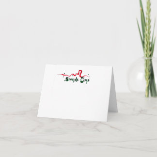 simple joys notecard christmas
