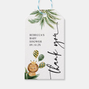 Simple Jungle Party Baby Shower Party Favours Gift Tags