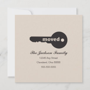 Simple Key Moving Announcement