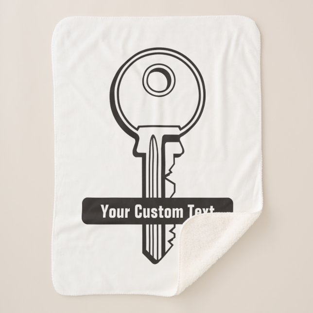 Simple Key Sherpa Blanket (Front)