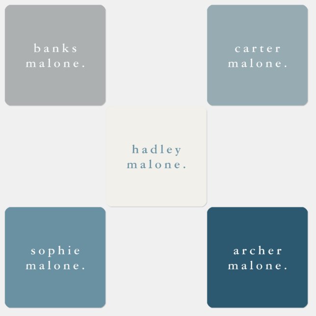 Simple Kids Name Waterproof Clothing (Group)