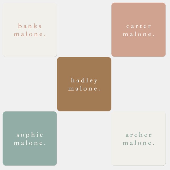 Simple Kids Name Waterproof Clothing (Group)