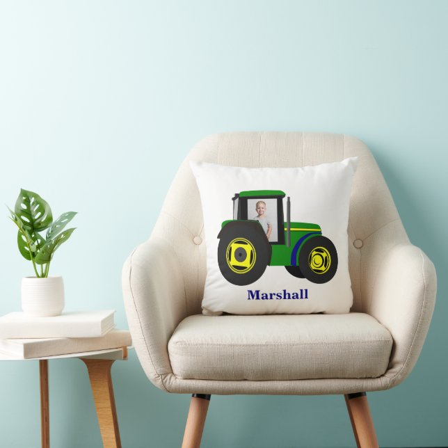 Simple KIds tractor photo  Cushion (Chair)