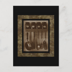 Simple Kitchen Cookin' -  Postcard