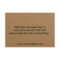 Simple Kraft Paper Custom Business Logo Message