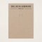 Simple Kraft Paper Keychain Display Card