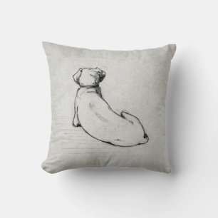 Simple Labrador Minimalist Art Cushion