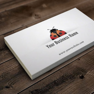 Simple Ladybug Business Card