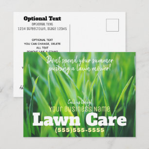 Simple Landscaping Marketing Postcard