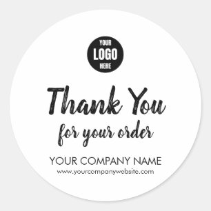 Simple Landscaping Thank You Sticker