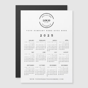 Simple large Logo Full 2025 Calendar Promotional