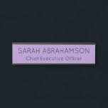 Simple Lavendar Purple Name Plate - Door Sign<br><div class="desc">Simple Lavendar Purple Door Sign Name Plate. Elegant and Modern.</div>