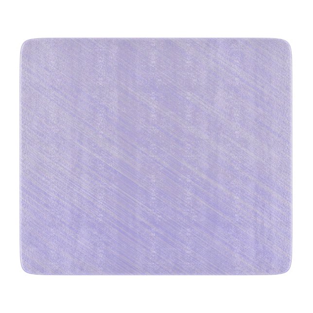 Simple Lavender Glass Cutting Board (Front)