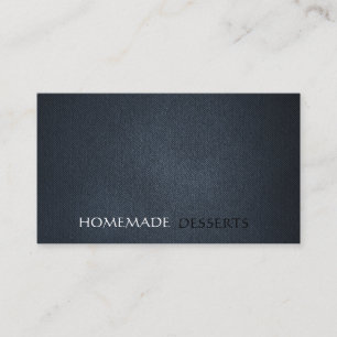 Simple leather minimalistic business card