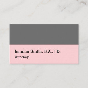 Simple Legal Professional Business Card