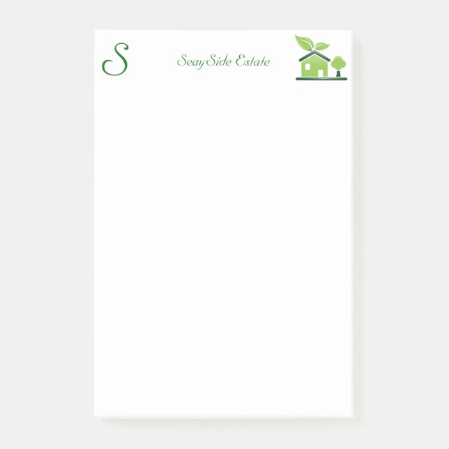 Simple Letterhead Post-it notes (Front)