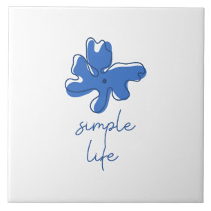 Simple Life Minimalism Ceramic Tile