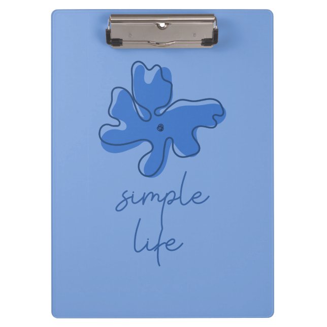 Simple Life Minimalism Clipboard (Front)