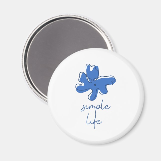 Simple Life Minimalism Magnet (Front/Back)