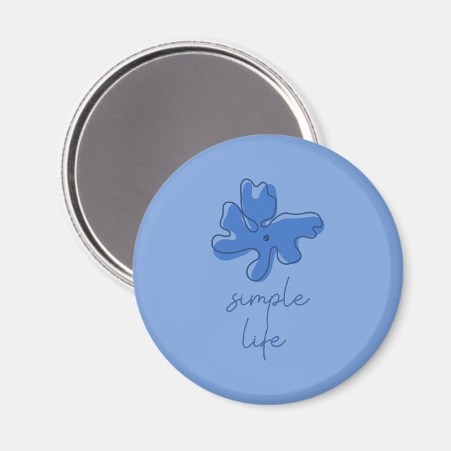 Simple Life Minimalism Magnet (Front/Back)