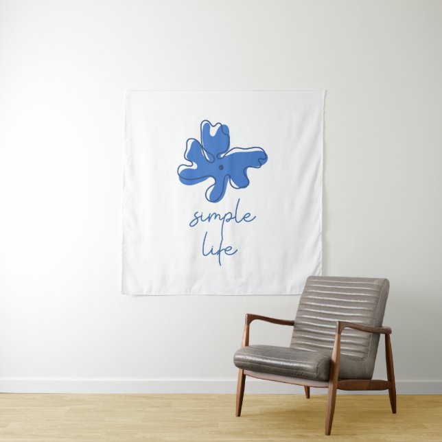 Simple Life Minimalism Tapestry (In Situ)
