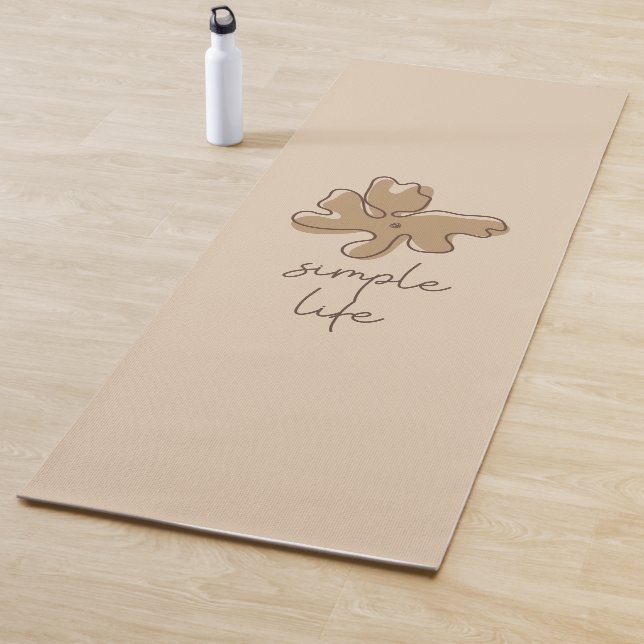 Simple Life Minimalism Yoga Mat (In Situ)