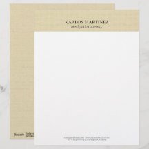 Simple Light Beige Linen Bray Typography