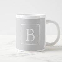 Simple Light Grey Monogram