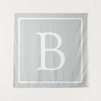 Simple Light Grey Monogram