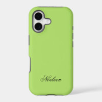 Simple lime colour custom name