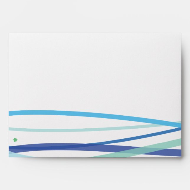 Simple Lines Matching Customisable Envelope (Front)
