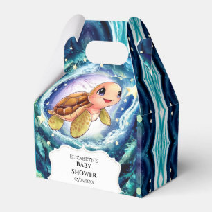 Simple Little Turtle Baby Shower Favour Box