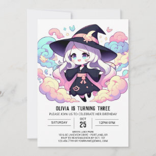 Simple Little Wizard Birthday Invitation