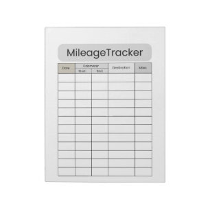 Simple Logbook for Business & Personal Travel Notepad