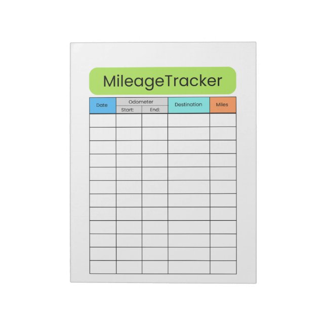 Simple Logbook for Business & Personal Travel Notepad (Rotated)