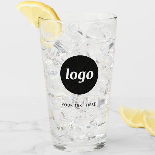 Simple Logo and Text Business Glass