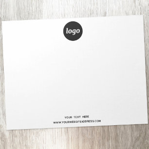 Simple Logo and Text Business Notepad