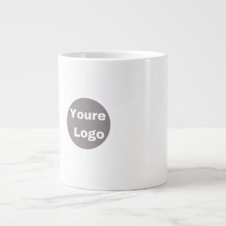 Simple Logo and Text Business personallze Large Coffee Mug