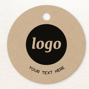 Simple Logo and Text Business Price Tags