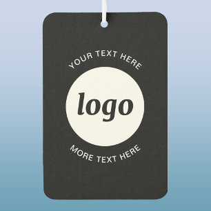 Simple Logo and Text Business Promotional Car Air Freshener