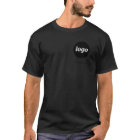 Simple Logo and Text Business T-Shirt