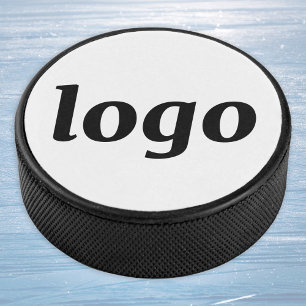 Simple Logo Branding Business Promotional Hockey Puck