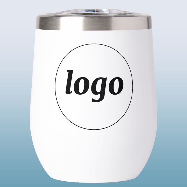 Simple Logo Business Branding Promotional (Simple logo business branding promotional thermal wine tumbler)