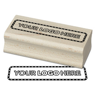 Simple Logo Business Branding Rubber Stamp