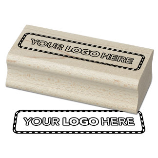 Simple Logo Business Branding Rubber Stamp