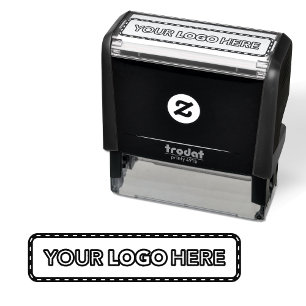 Simple Logo Business Branding  Self-inking Stamp
