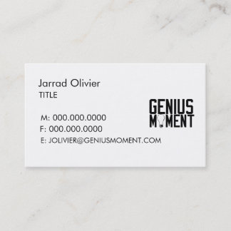 Simple Logo Business Card