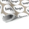 Simple Logo Business Pattern Brown Paper Effect