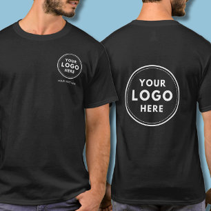 Simple Logo Business professional black T-Shirt